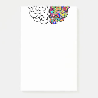 Post-it® Cerveau droit, cerveau gauche