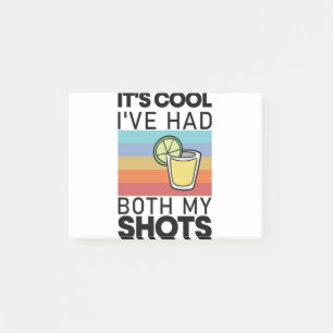 Post-it® C'est cool, j'ai eu mes deux shots de tequila drôl