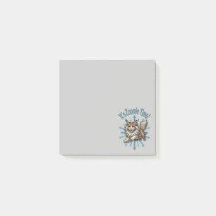 Post-it® C'est l'heure de Zoomie, chat Maine Coon