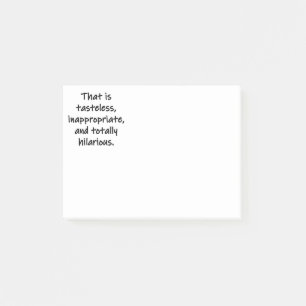 Post-it® C'est Tasteless