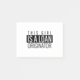 Post-it® Cette Fille Est L'Originaire Du Prêt