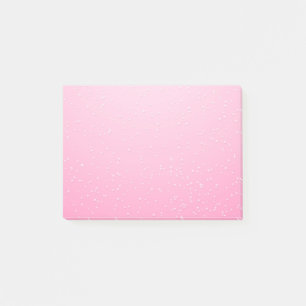 Post-it® Champagne rose avec minuscules bulles Art Arrière 