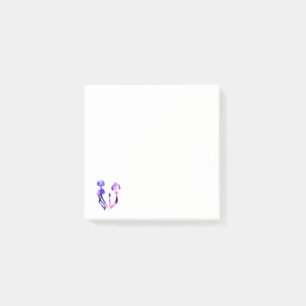 Post-it® Champignons Aquarelle Art