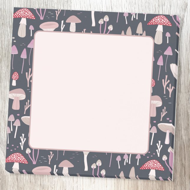 Post-it® Champignons des Toadstool de champignons (Mushroom toadstool pattern modern Post-It sticky notes)
