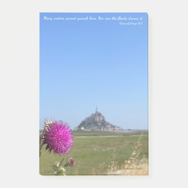 Post-it® Chanson de chansons 8:7 (Devant)