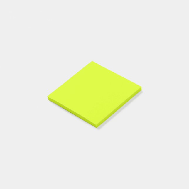 Post-it®  Chartreuse Jaune (couleur unie)  (Incliné)