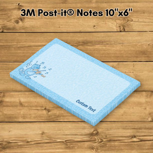 Post-it® Chat bleu avec notes de violon