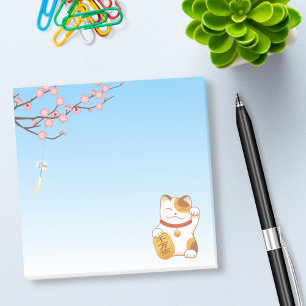 Post-it® Chat Calico Lucky Japonais, Maneki Neko