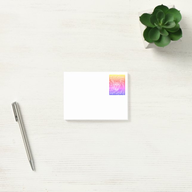 Post-it® Chat cool - VOUS ACCEPTEZ Votre Cadeau ! (Bureau)