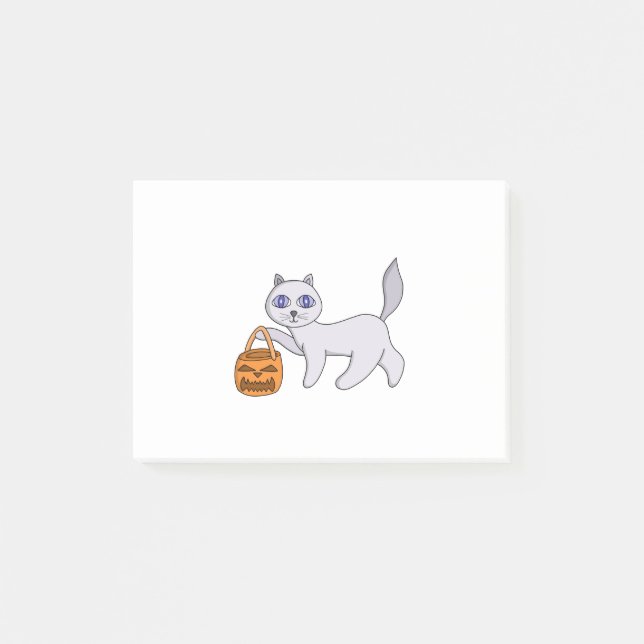 Post-it® Chat d'Halloween (Devant)