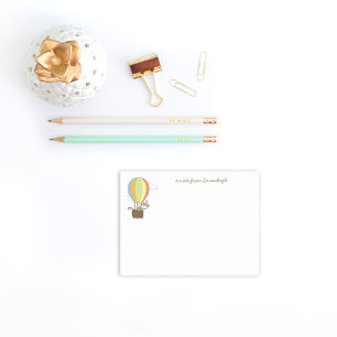 Post-it® Chat et souris à air chaud Ballotte personnalisée