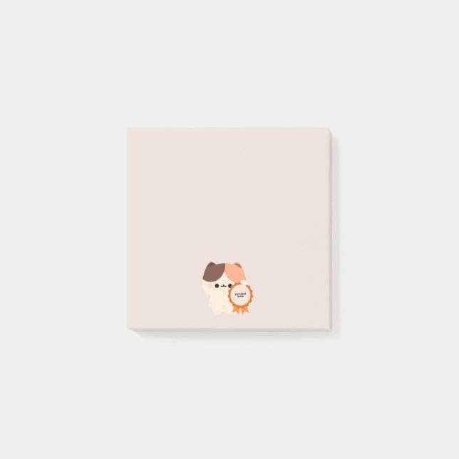 Post-it® Chat mignon certifié (Devant)