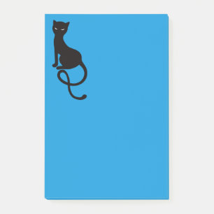 Post-it® Chat noir mauvais aimable bleu