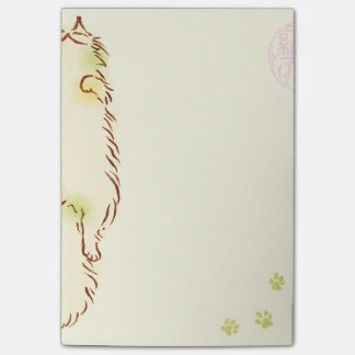 Post-it® Chat somnolent pelucheux