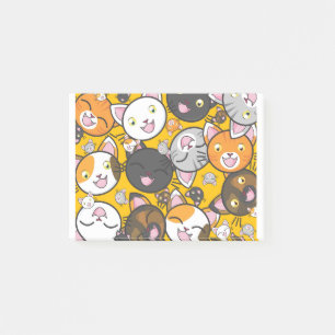 Post-it® Chats Cute Kitty Kitties Kitten Kitten Adorable Fe