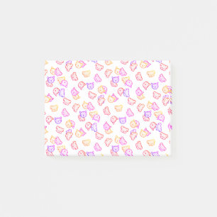 Post-it® Chats et chiens arc-en-ciel pluvieux