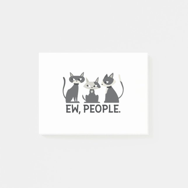 Post-it® Chats, Ew, People (Devant)