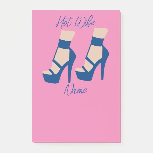 Post-it® Chaussure à talon élevé Thunder_Cove (Devant)