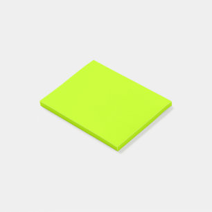 Post-it® Chaux amères (couleur solide)