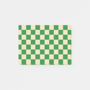 Post-it® Checkered Dark