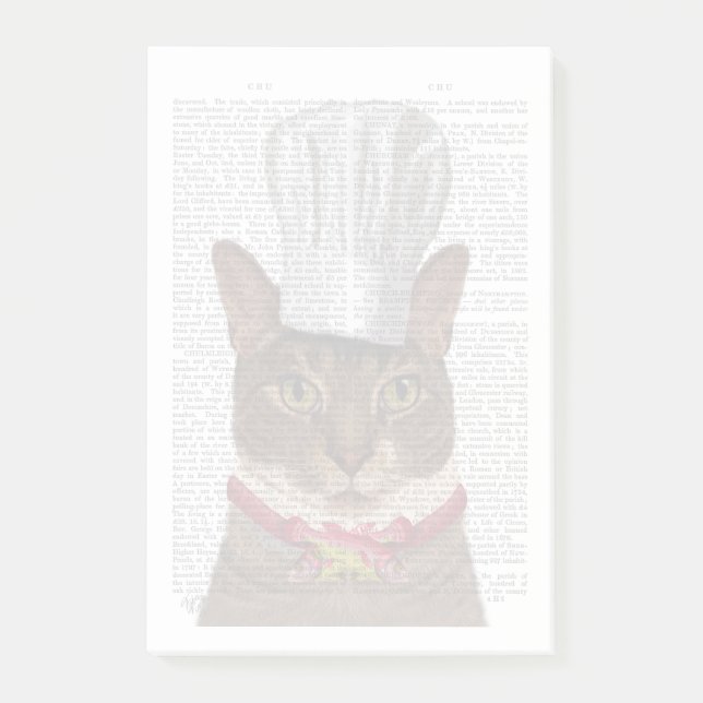 Post-it® Chef de chats (Devant)