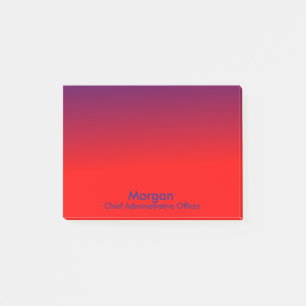 Post-it® Chef de l'administration de l'école familiale Red 