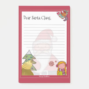 Post-it® Chère liste du Père Noël à la Coupe du Pôle N