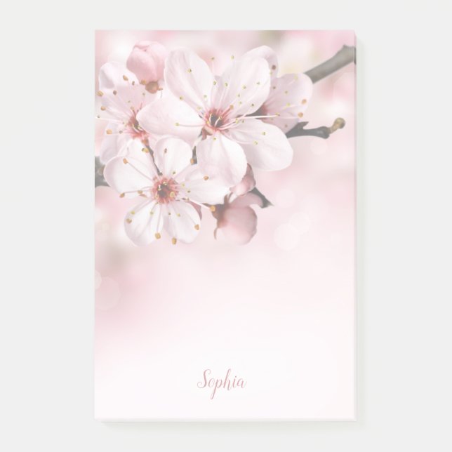 Post-it® Cherry Blossom Note Pads (Devant)