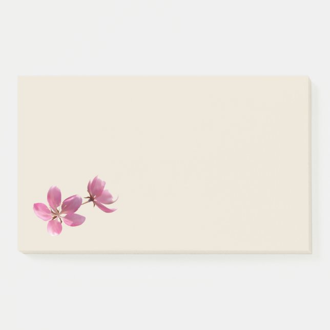 Post-it® Cherry Blossoms Design Post-It Notes (Devant)