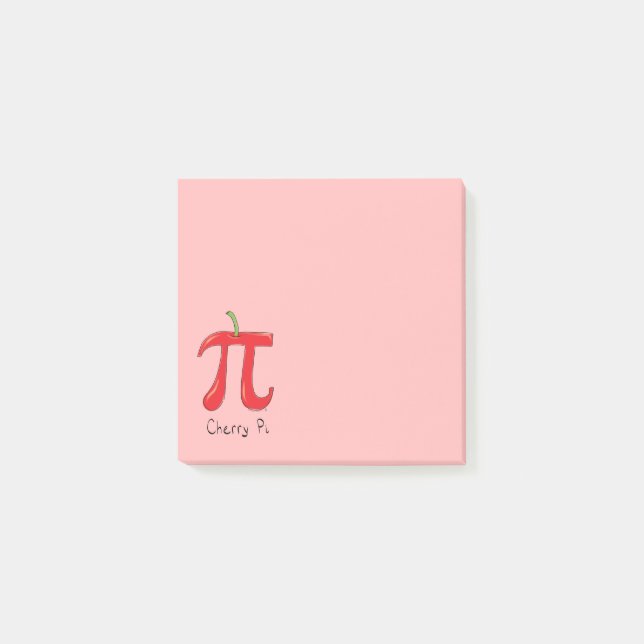 Post-it® Cherry Pi Cute Math Pi Notes (Devant)