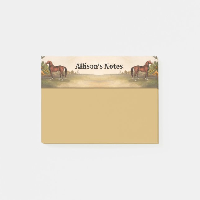 Post-it® Cheval Brown (Devant)