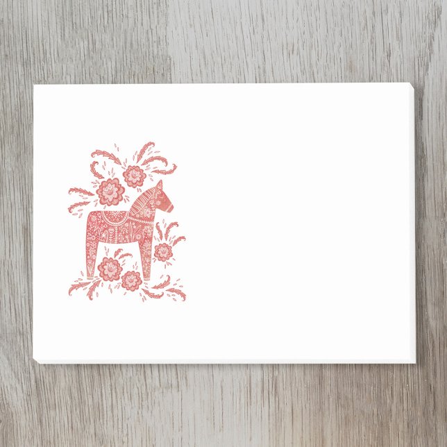 Post-it® Cheval de Dala scandinave (Créateur téléchargé)