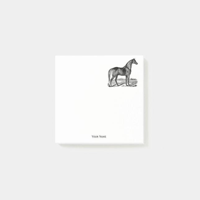 Post-it® Cheval vintage debout (Devant)