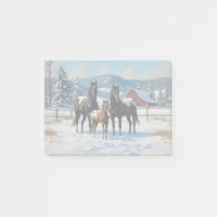 Chevaux Appaloosa noirs sur une ferme en hiver