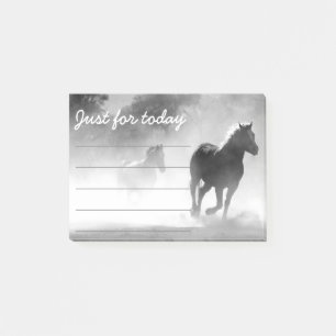 POST-IT® CHEVAUX D'ÉQUITATION EXÉCUTANT UN RAPPEL