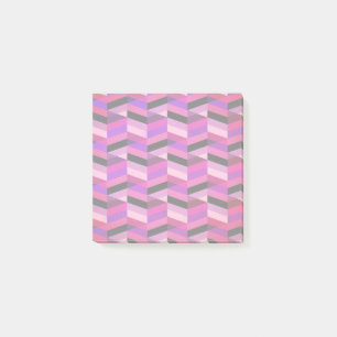 Post-it® Chevron Abstrait/Herringbone Purples et violets