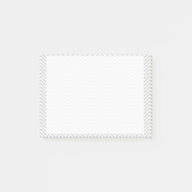 Post-it® Chevron gris (Devant)