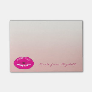 Post-it® Chic Élégant Féminin Stylé, Lèvres