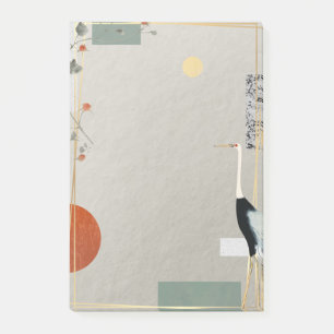 Post-it® Chic moderne Whimsical Bird Elégant tendance Abstr