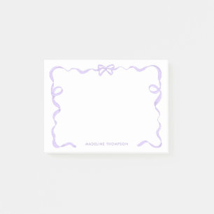 Post-it® Chic Violet Violet Lavande Bow Ribbon Frame