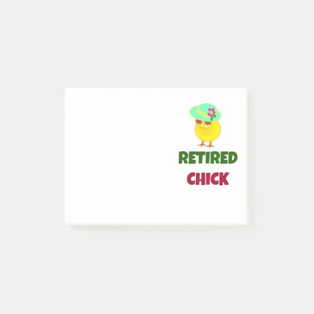 Post-it® Chick retraité, oh si mignon (Devant)