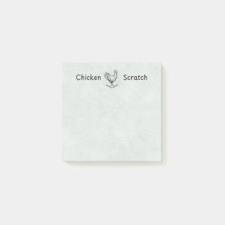 Post-it® Chicken Scratch Post-It Notes | Chicken Lady