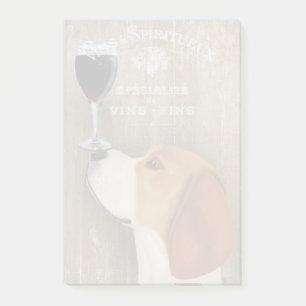 Post-it® Chien Au Vin Beagle