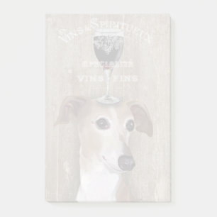 Post-it® Chien Au Vin Greyhound