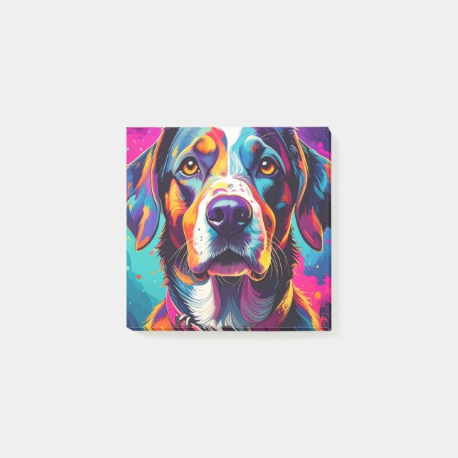 Post-it® chien coloré (Devant)