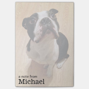 Post-it® Chien de Boston Terrier