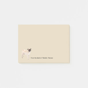 Post-it® Chien de carlin de thème d'animal familier