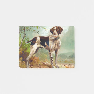 Post-it® Chien de chasse avec oiseau dans la bouche