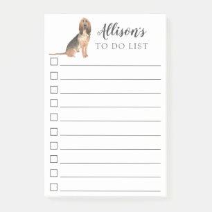 Post-it® Chien de limier personnalisé pour faire la liste