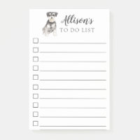 Chien de Schnauzer miniature personnalisé pour
